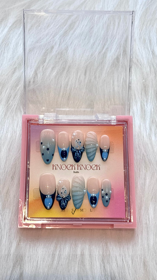 Knock Knock - Frosted Navy