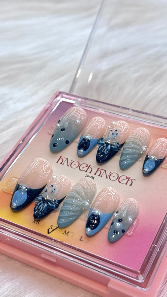 Knock Knock - Frosted Navy